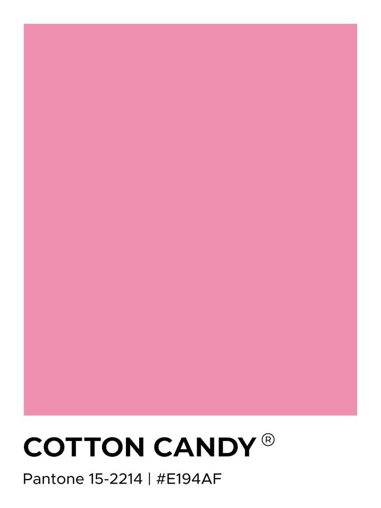 Cotton Candy Pantone, cool, pink, cute, minimal, modern, wall decor, pantone, aesthetic, colorful, vibes, summers, mood