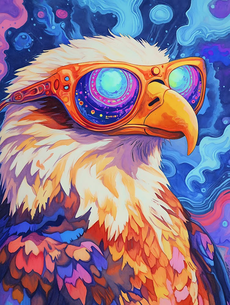 Eagle With Sunglasses 4