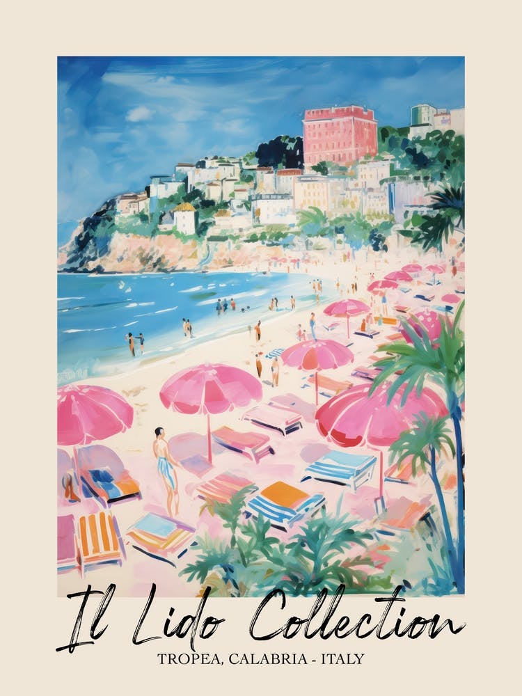 Tropea, Calabria   Italy Il Lido Collection Beach Club Poster 2