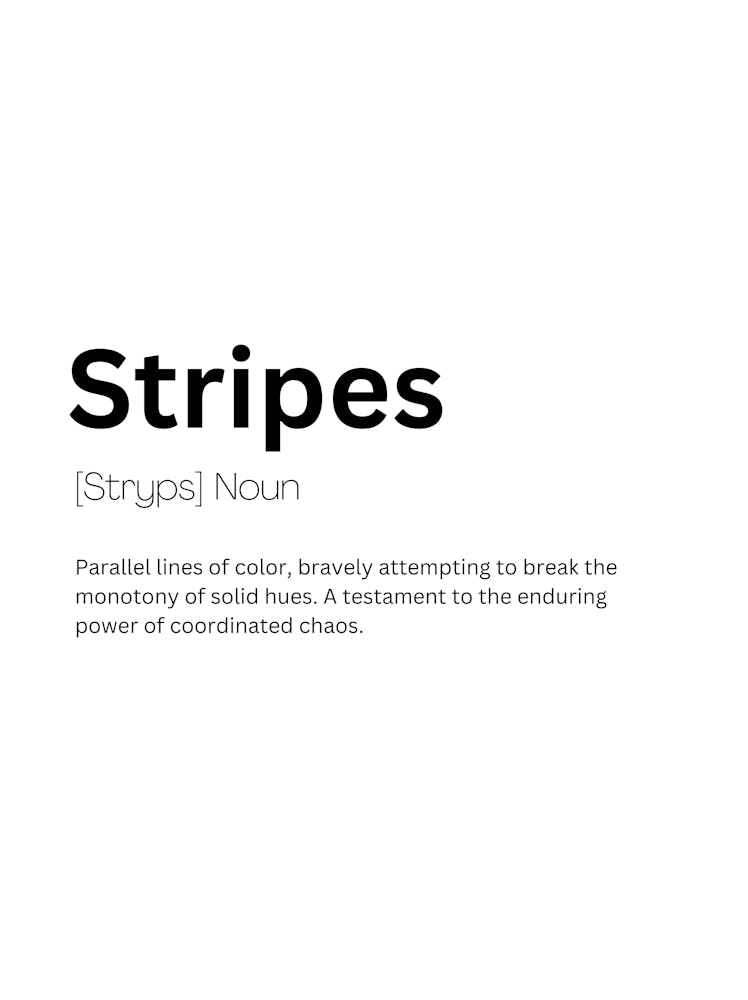 Stripes Definition Meaning
