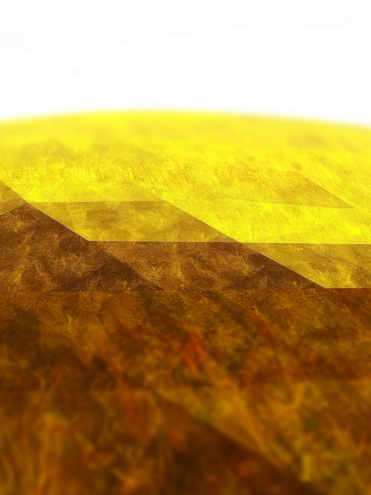 Abstract Yellow Sun