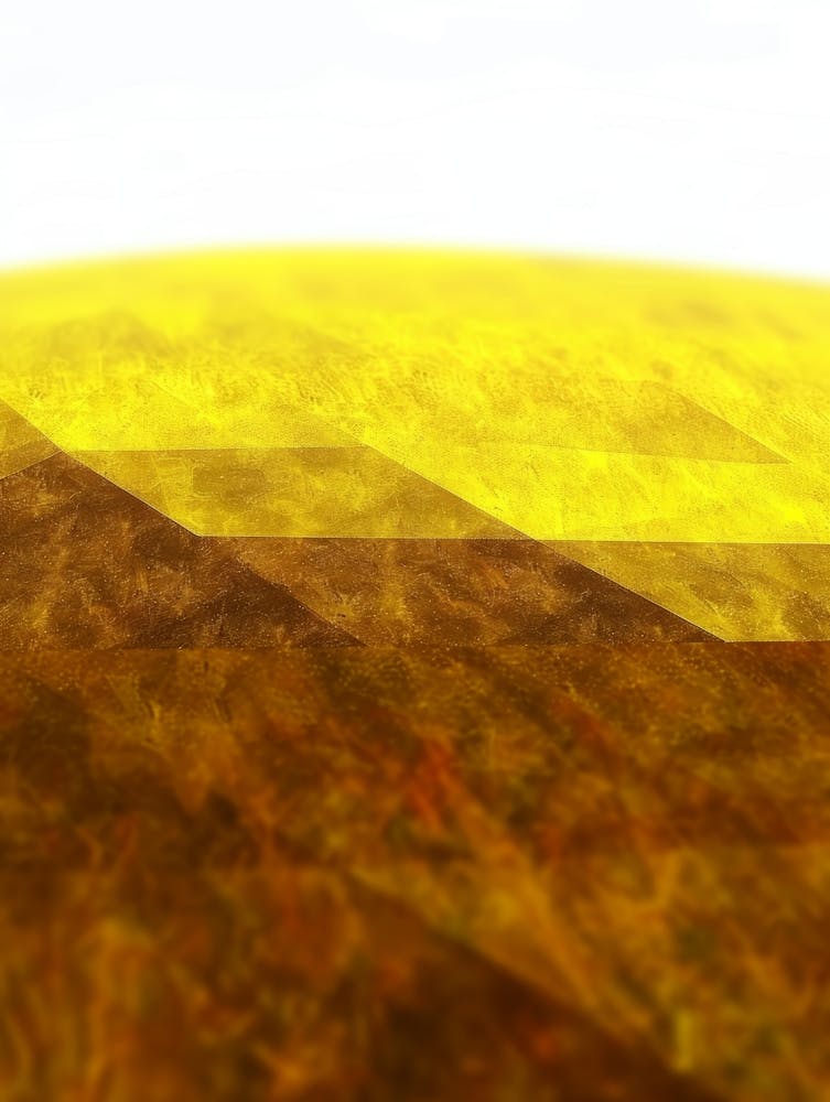 Abstract Yellow Sun