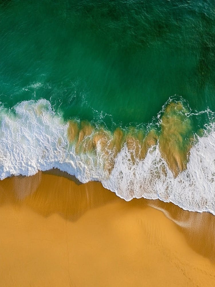 Aerial View Of A Beach 112