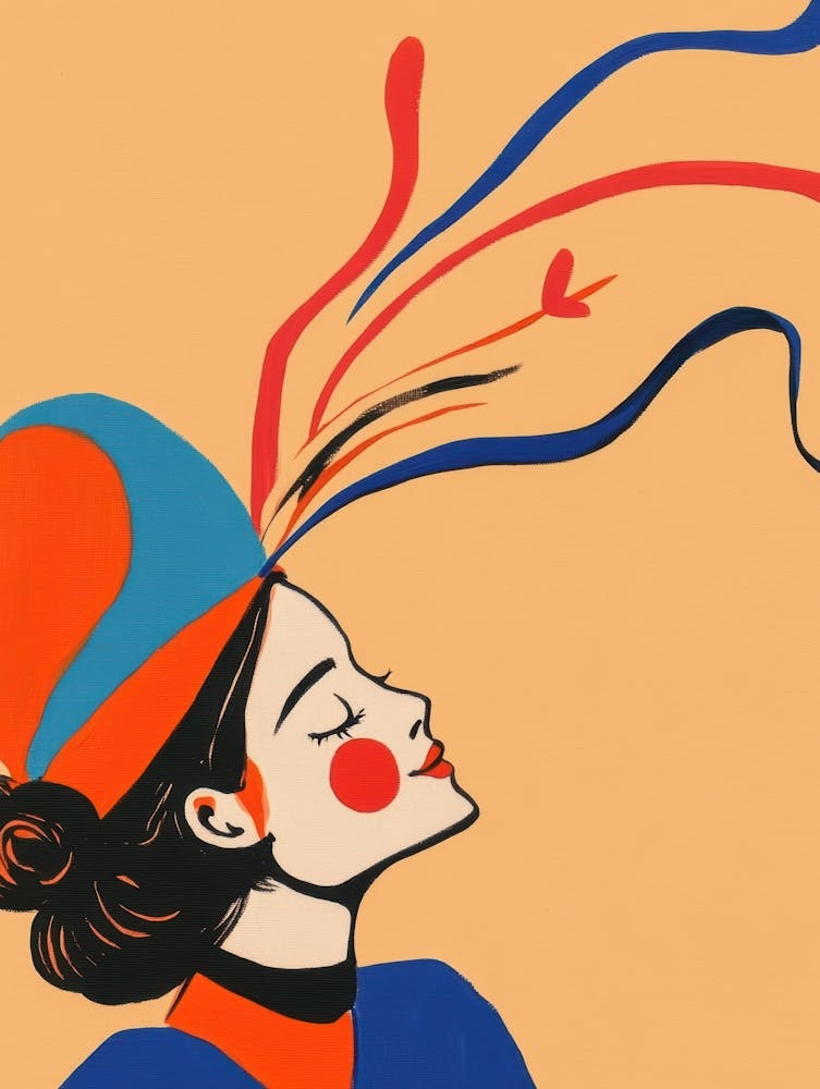 Woman In A Hat 119