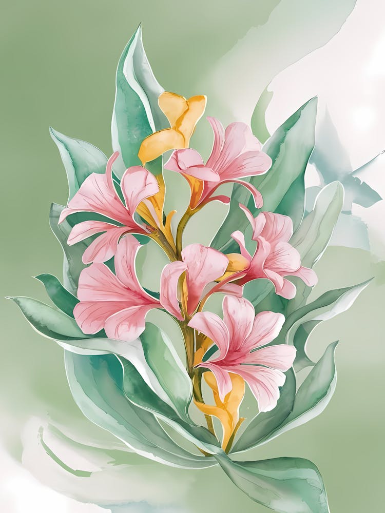 Watercolor Flowers 6