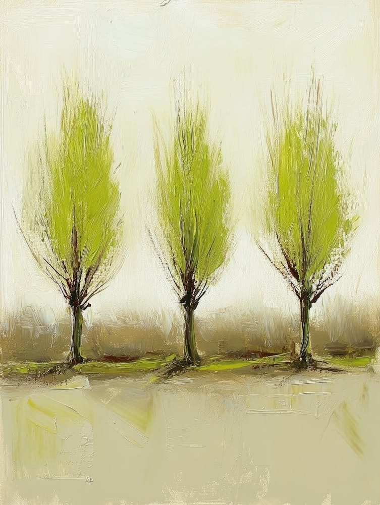 Three Trees Canvas Print