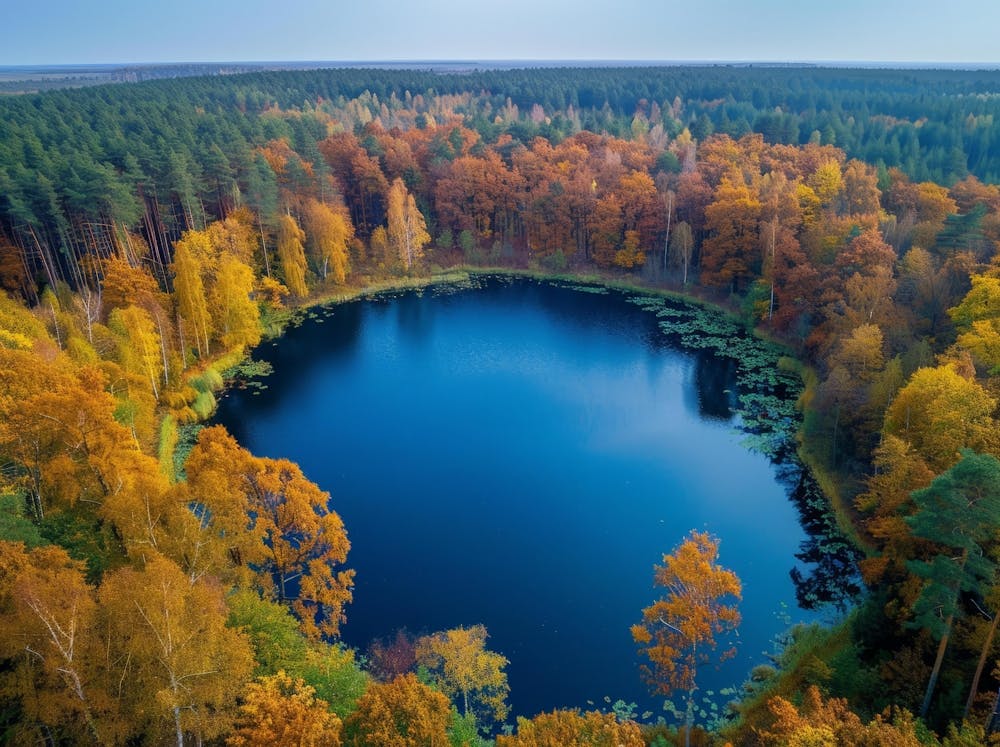 Autumn Forest Lake