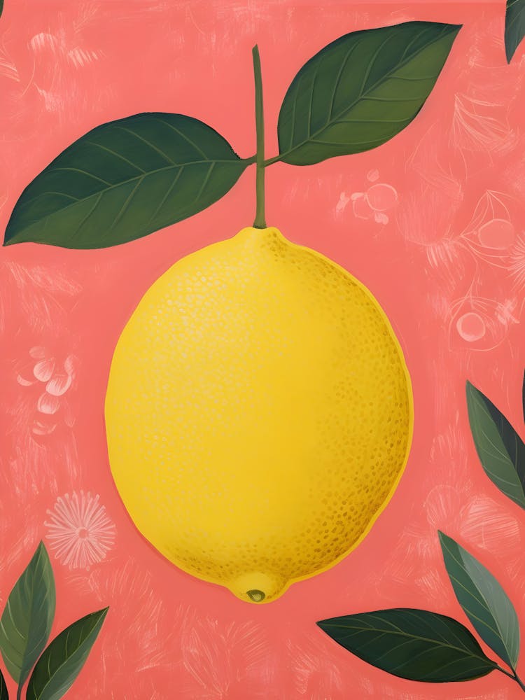 Lemon On Pink