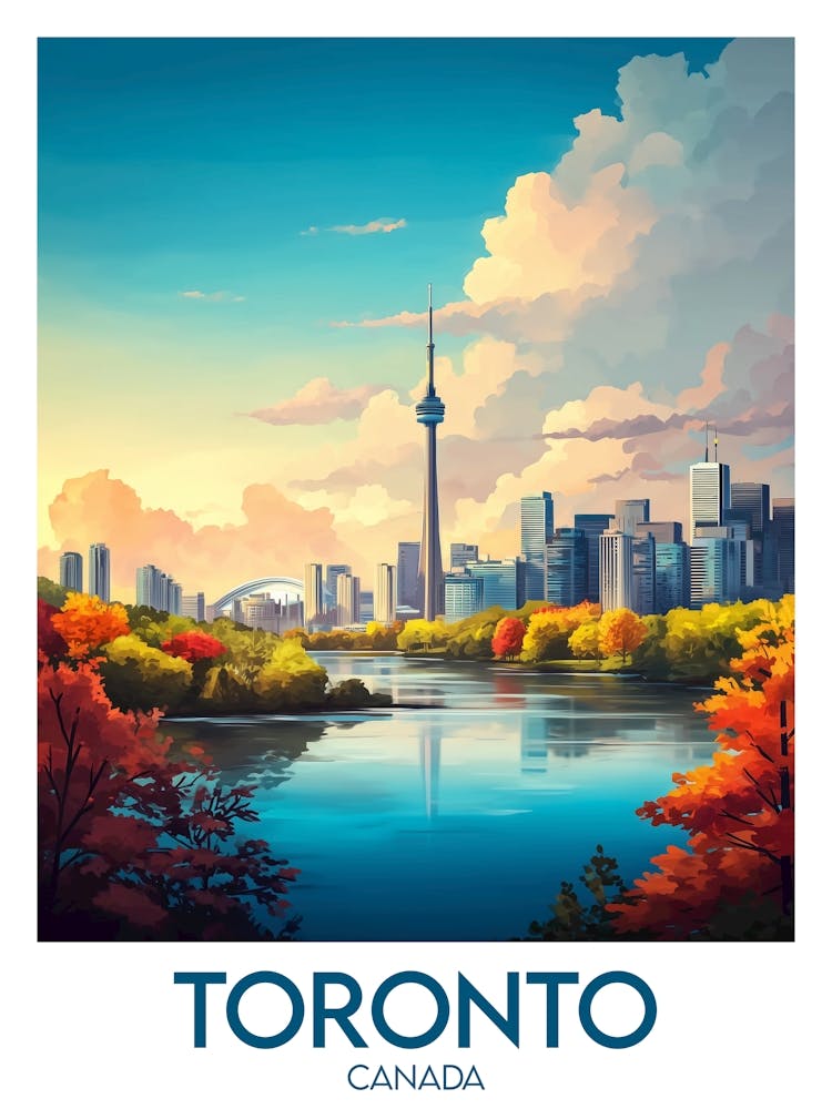 Affiche de voyage Toronto