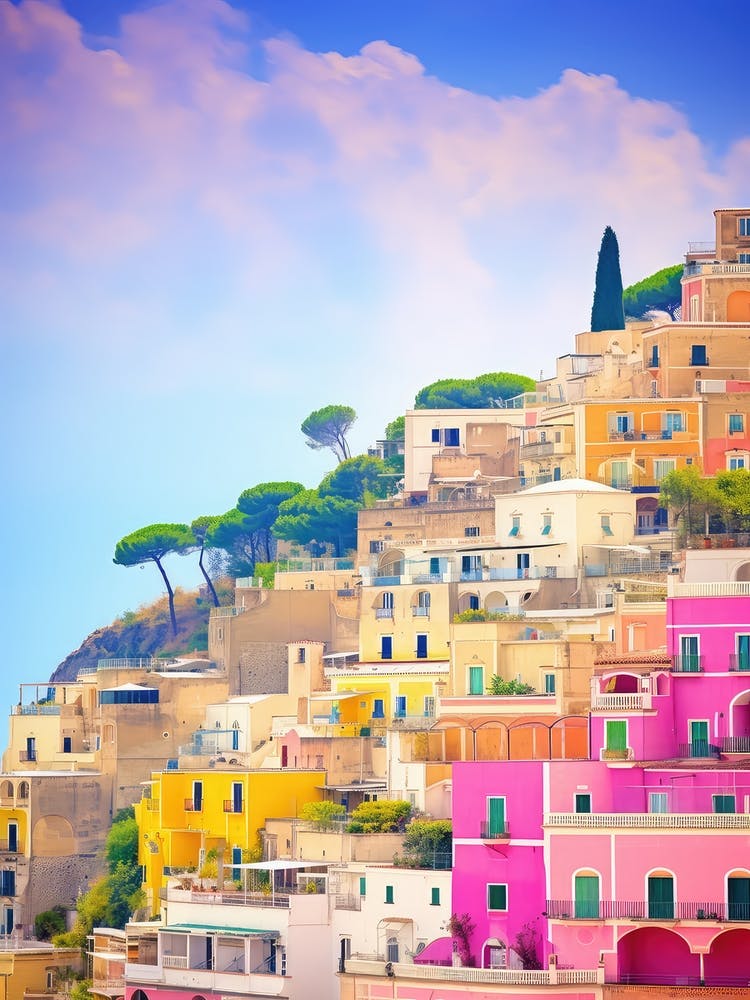 Ravello, Italy Colourful View 2