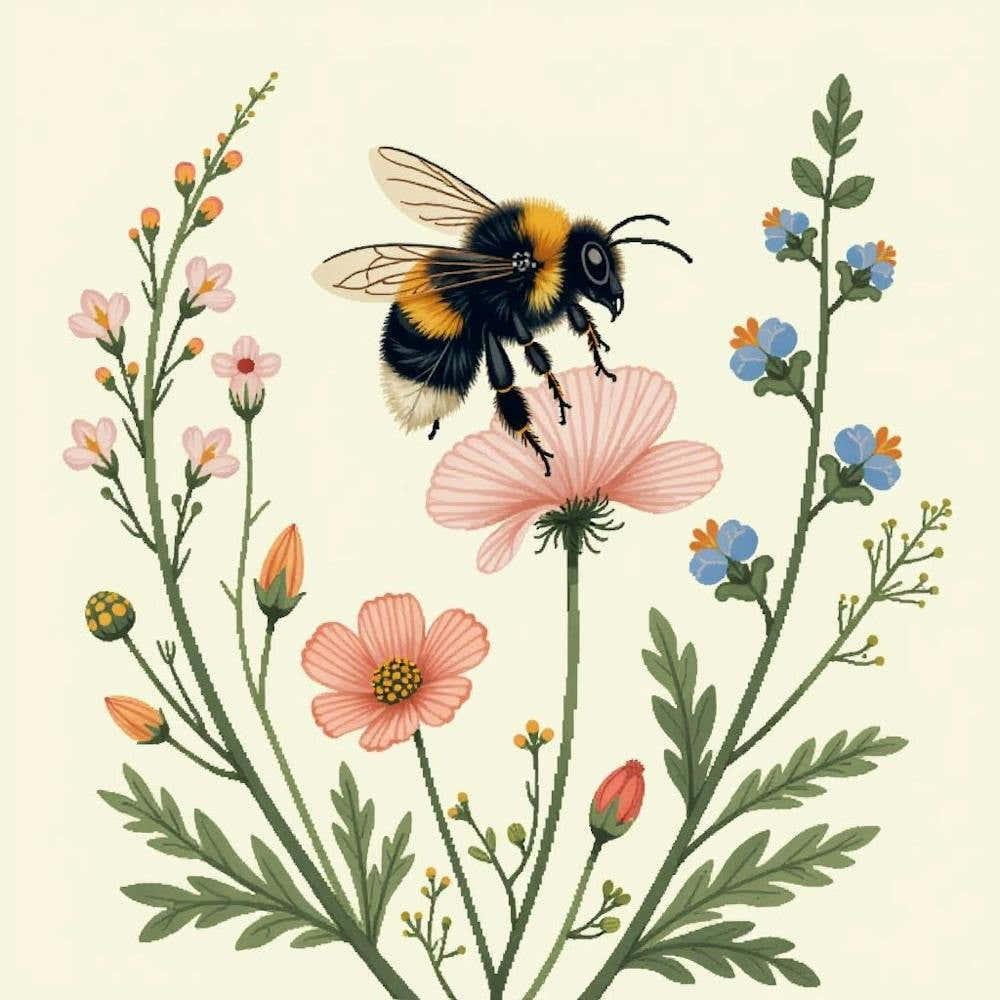 William Morris Bee Vintage (9)