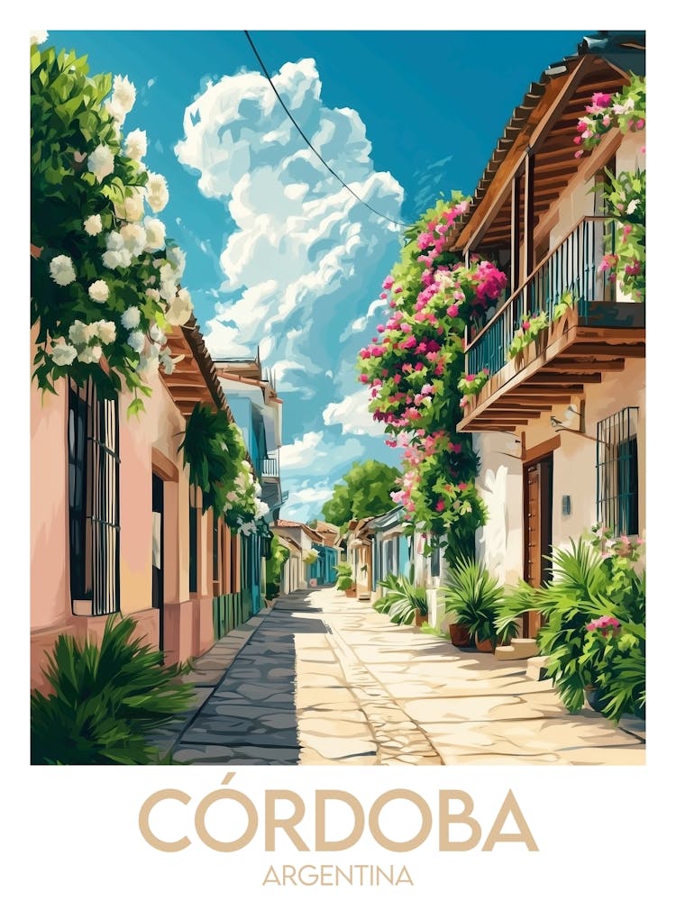 Affiche de voyage Córdoba
