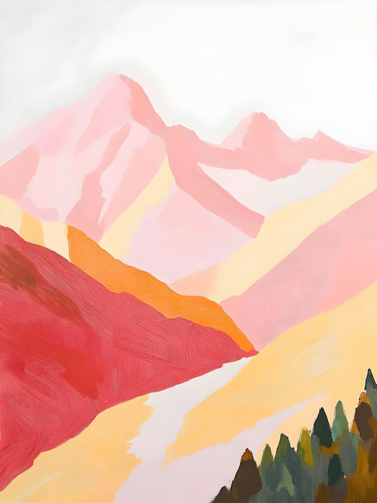 'Pink Mountains' 1
