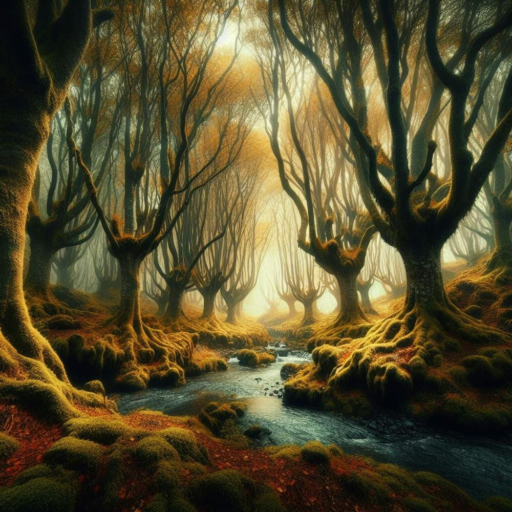 Dark Forest in Iceland