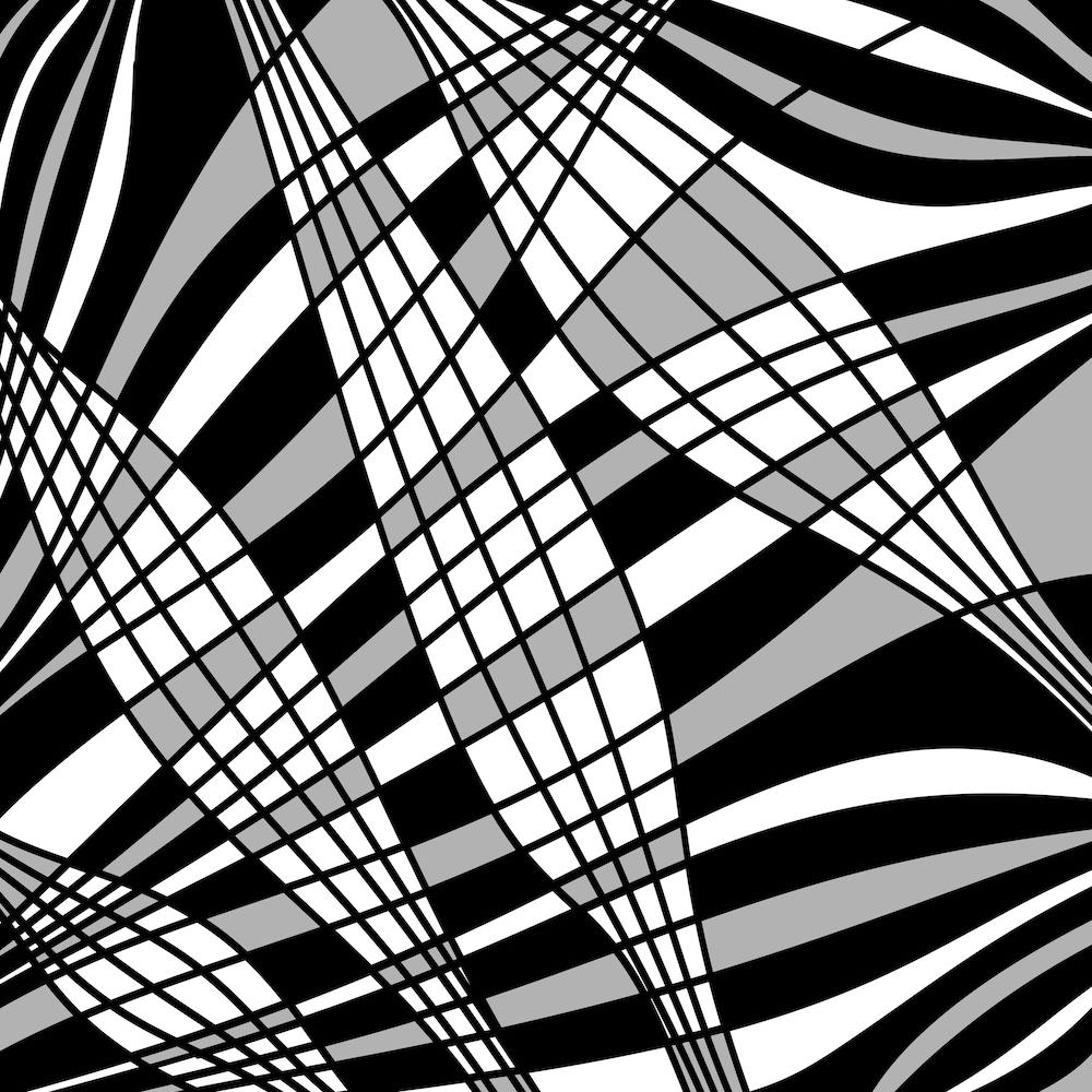 Abstrakt Schwarz-Weiß