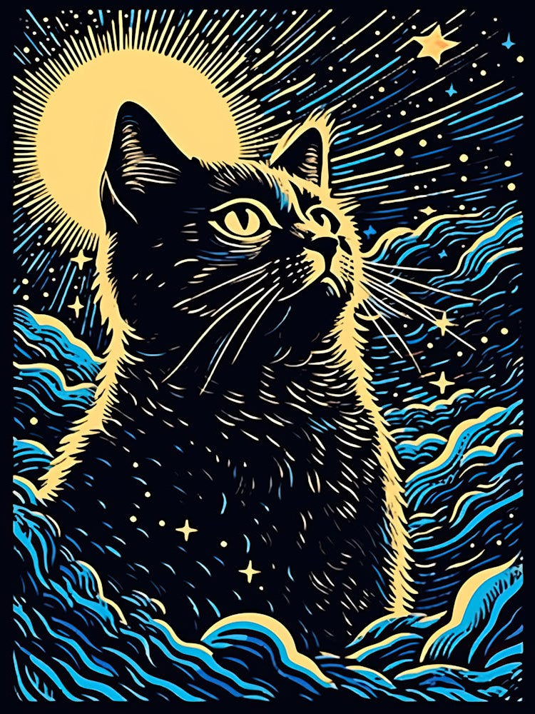 Astral Clawtracks, Psychedelic Cats series