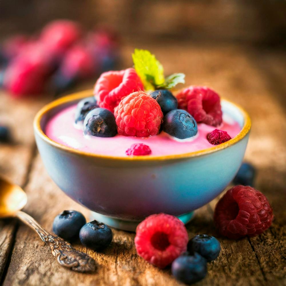 Yogurt With Berries