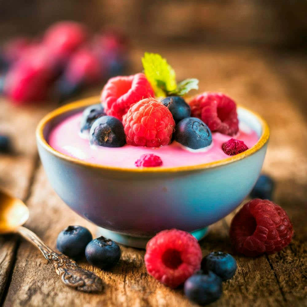 Yogurt With Berries
