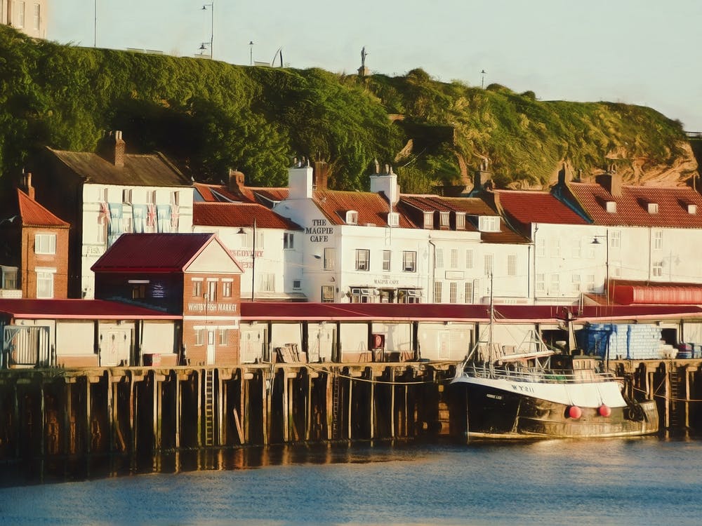 Whitby Harbour Fishing Boat