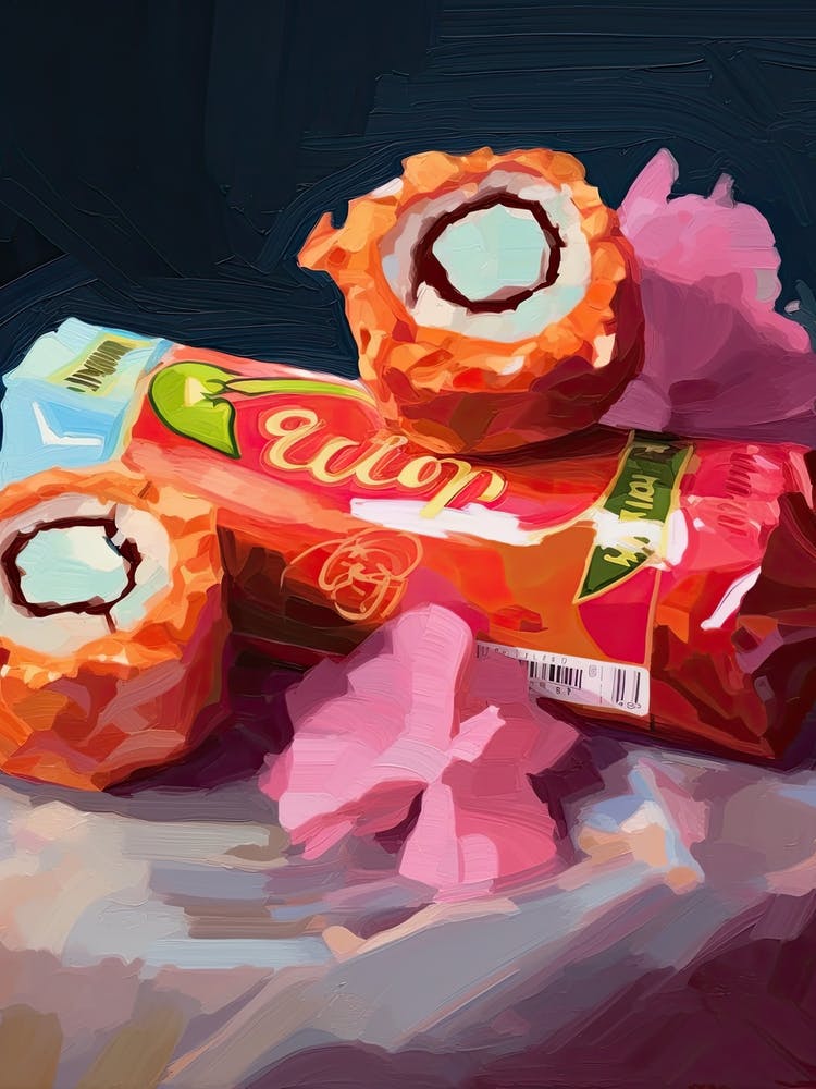 Sushi Oil Painting 4