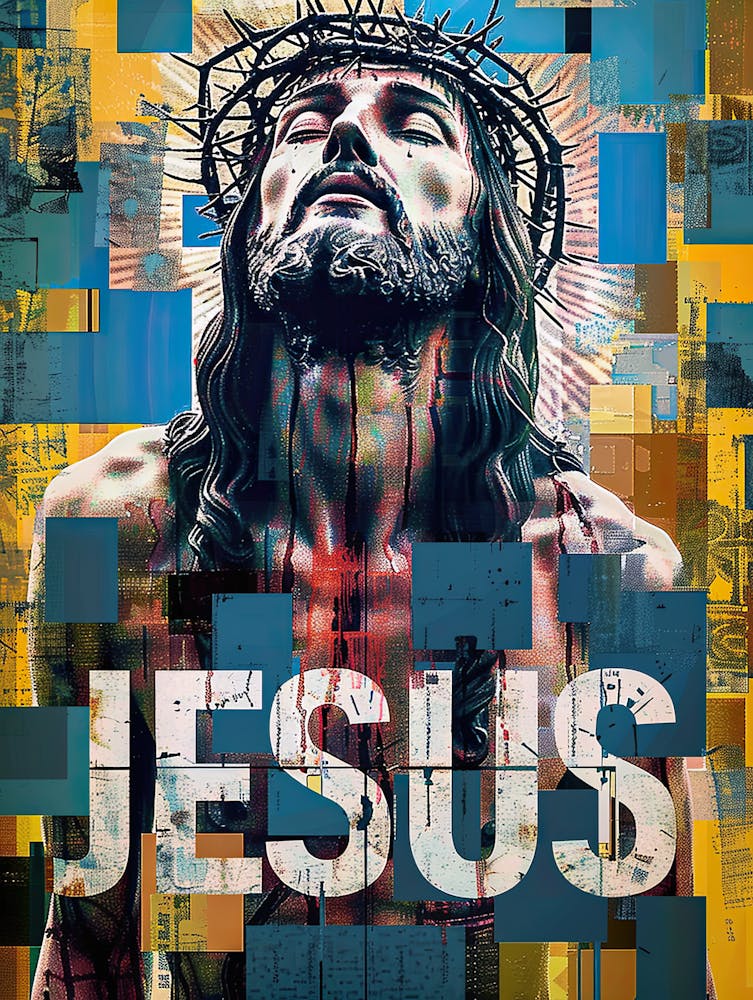 The Crucified King | Jesus Poster