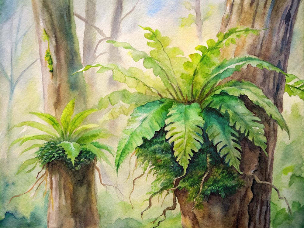 Ferns In The Forest 1