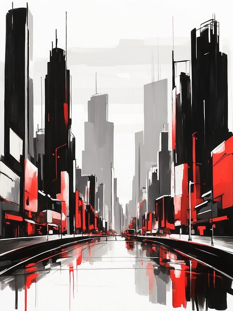 Cityscape Ii Canvas Print