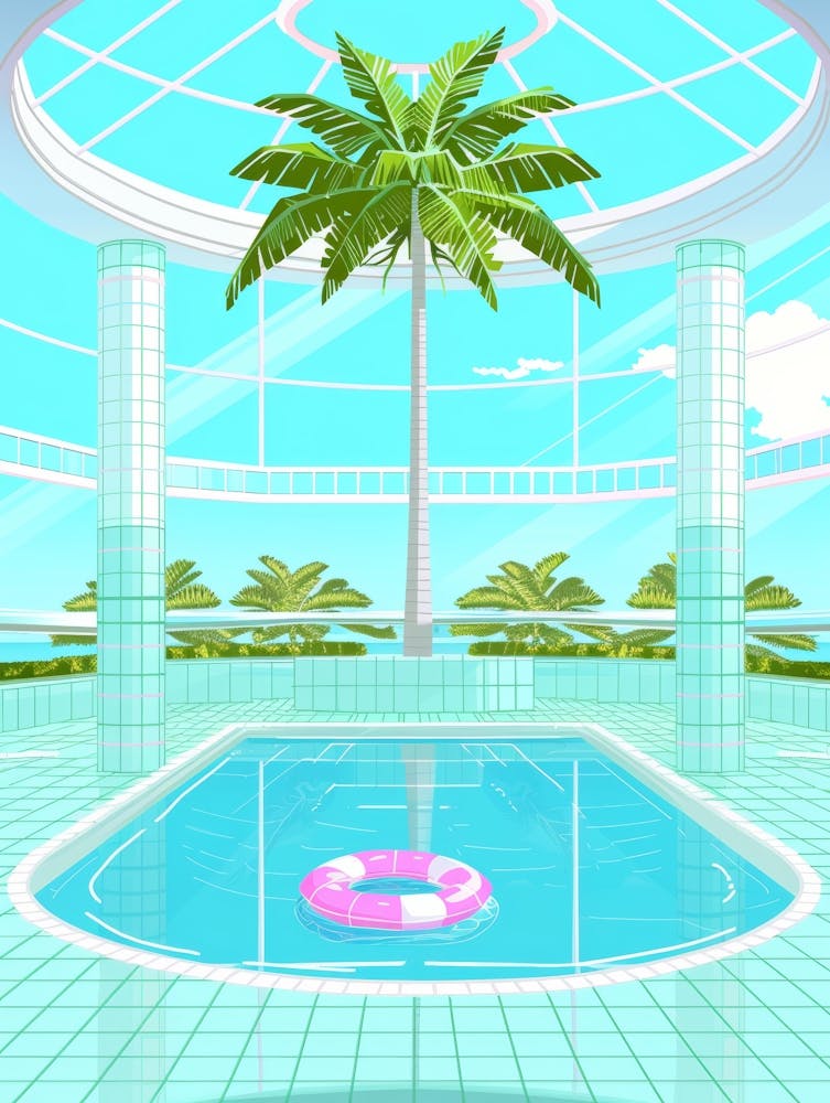 Illustration Of A Swimming Pool 3