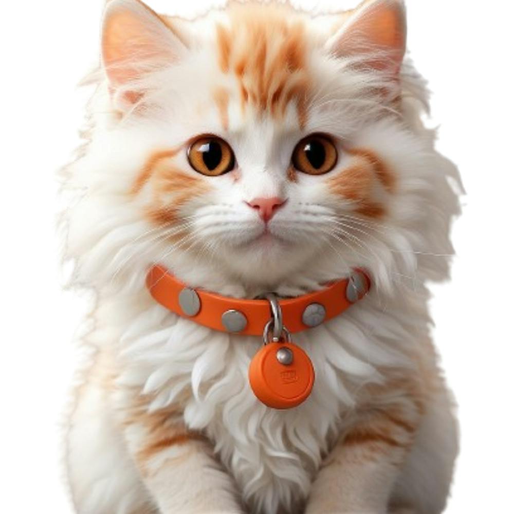 Orange Collared Cat