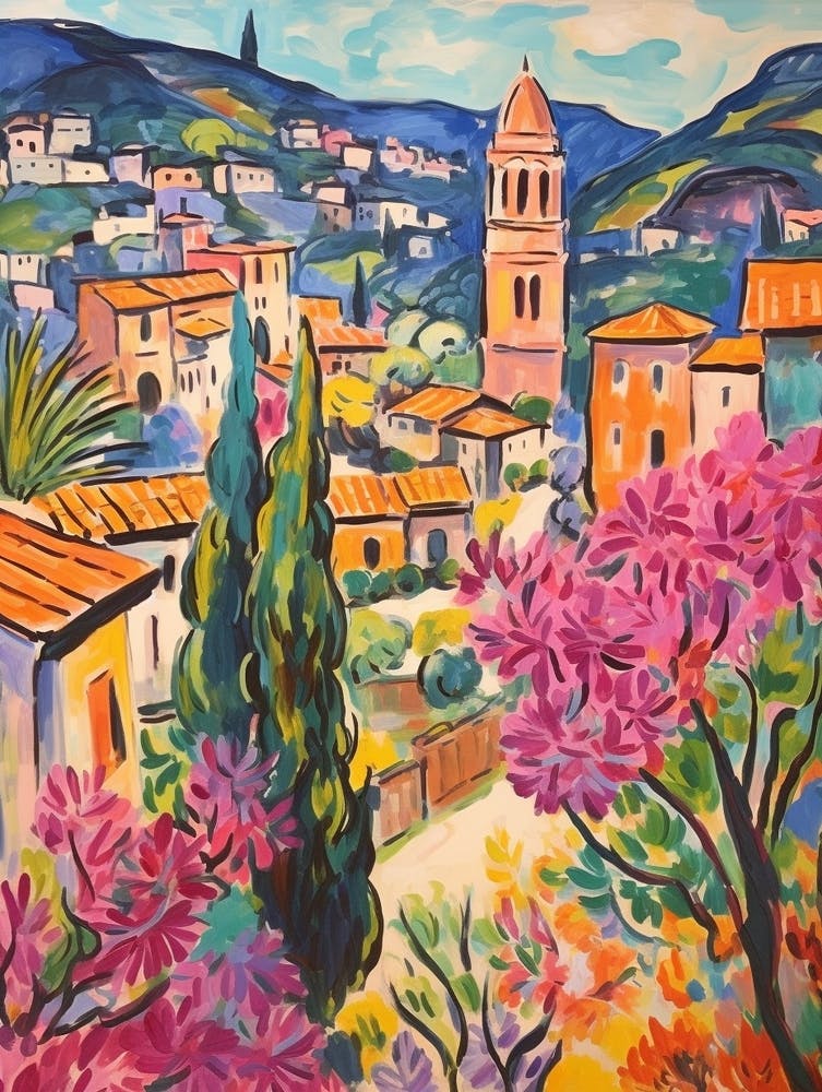 Perugia Italy 1 Fauvist Painting