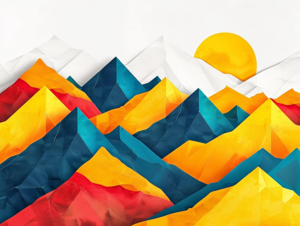 Abstract Mountains 4