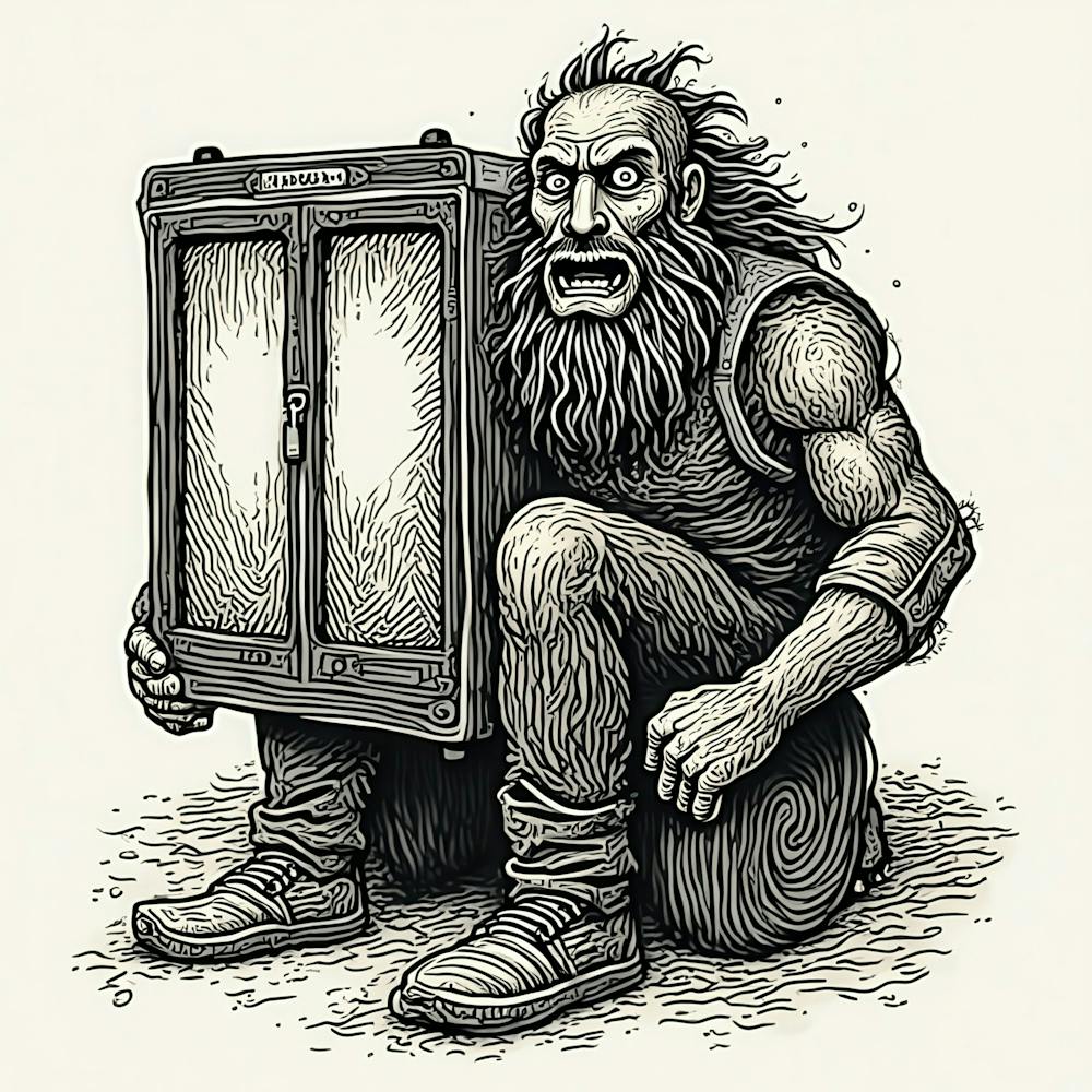 Man With A Box