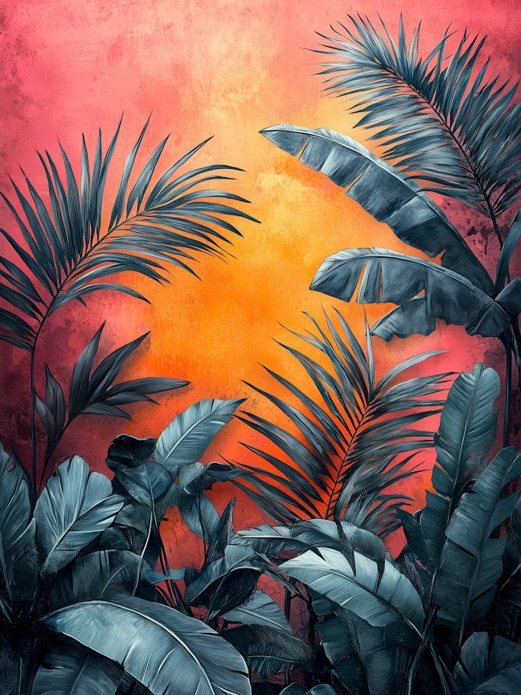 Sunset In The Jungle