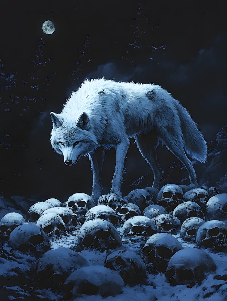 Wolf In The Snow