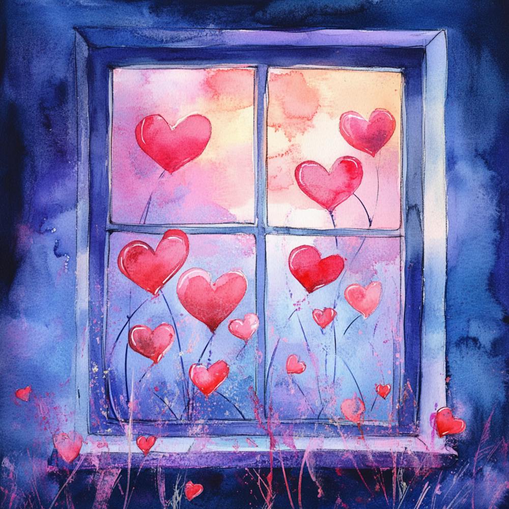 Valentinstag-Fenster 4