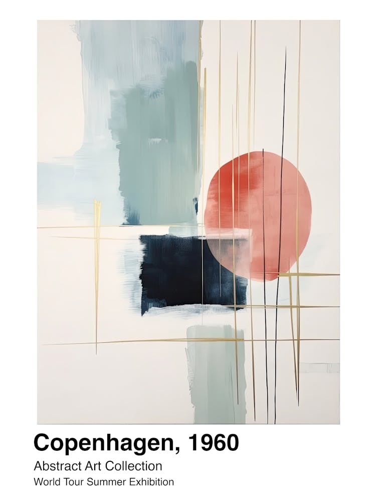 World Tour Exhibition, Abstract Art, Copenhagen, 1960 8