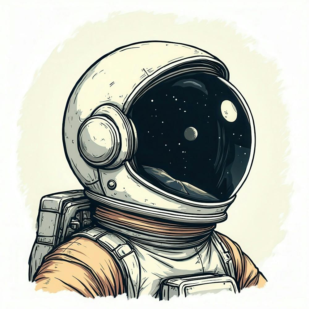 Astronaut In Space 4