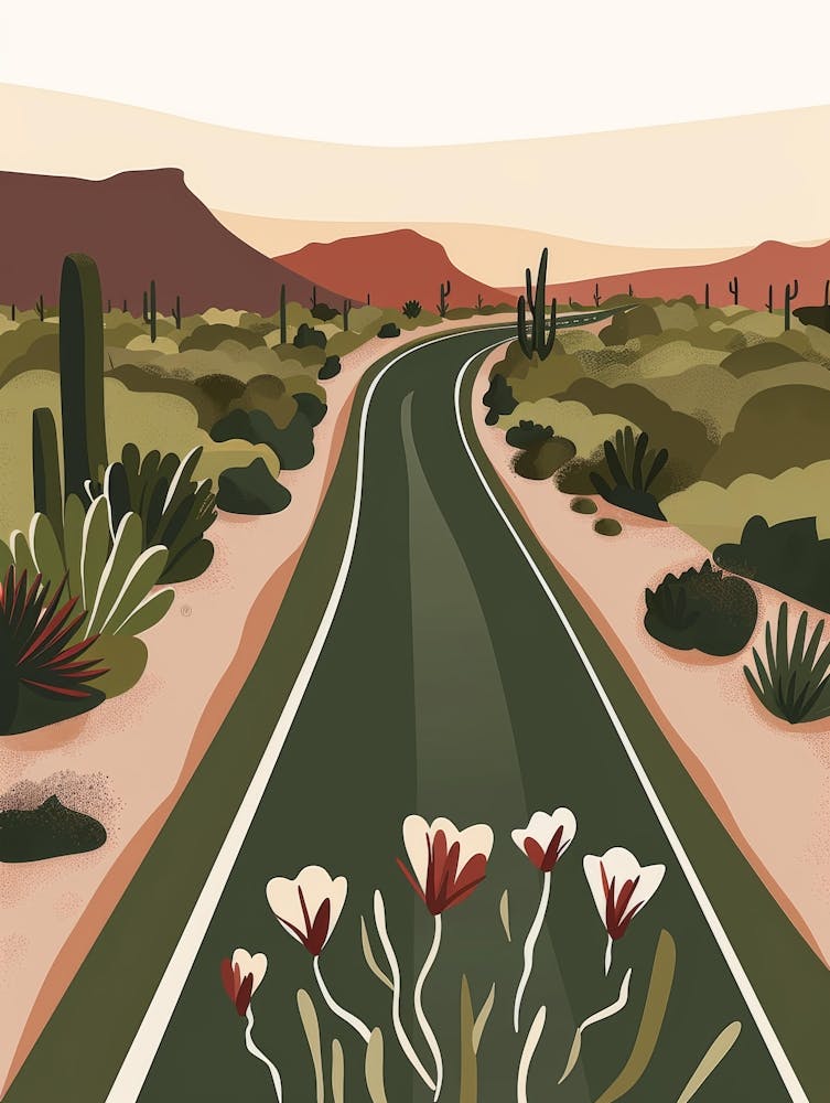 Road In The Desert 2