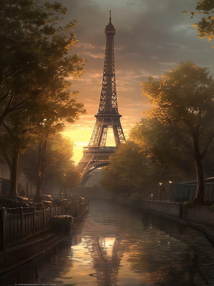 Eiffel Tower Paris France Dominic Davison Style 2