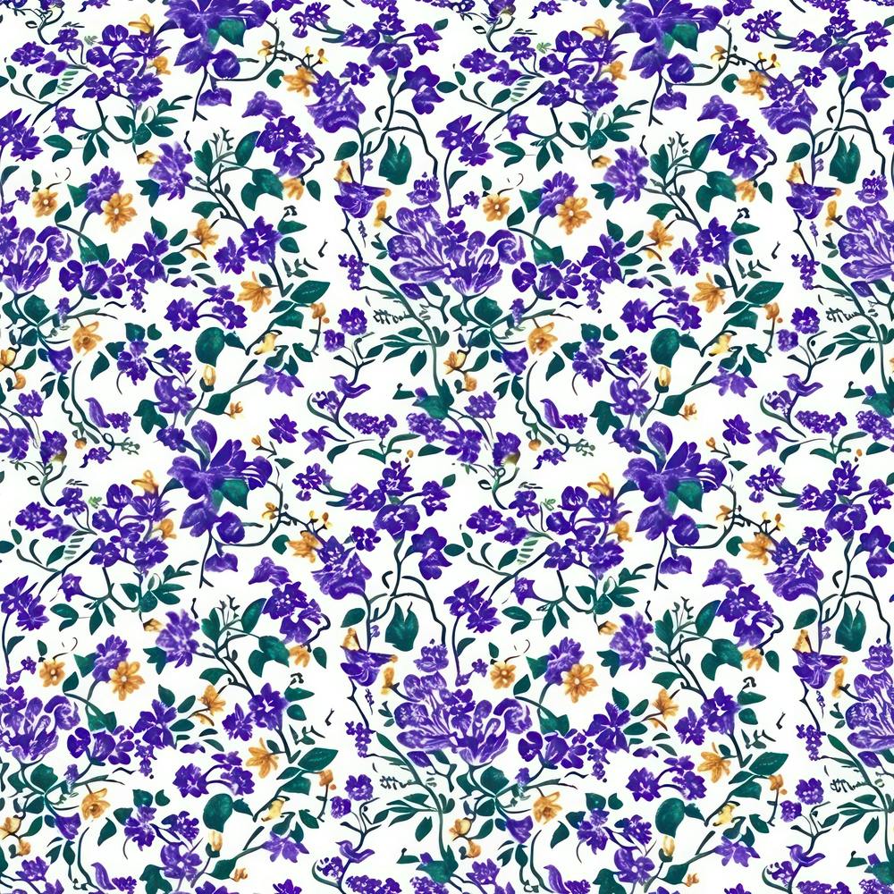 Lavender Loom London Fabrics Floral Pattern 5