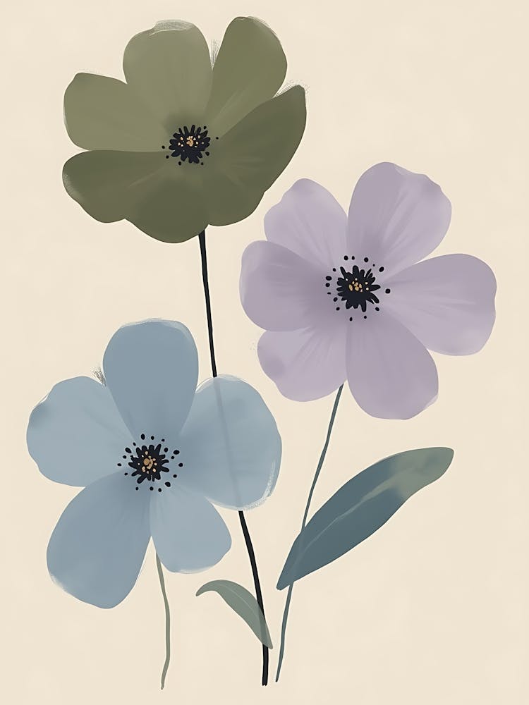 Three Flowers 19