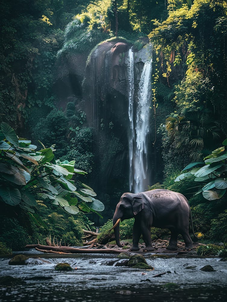 Elephant In The Jungle