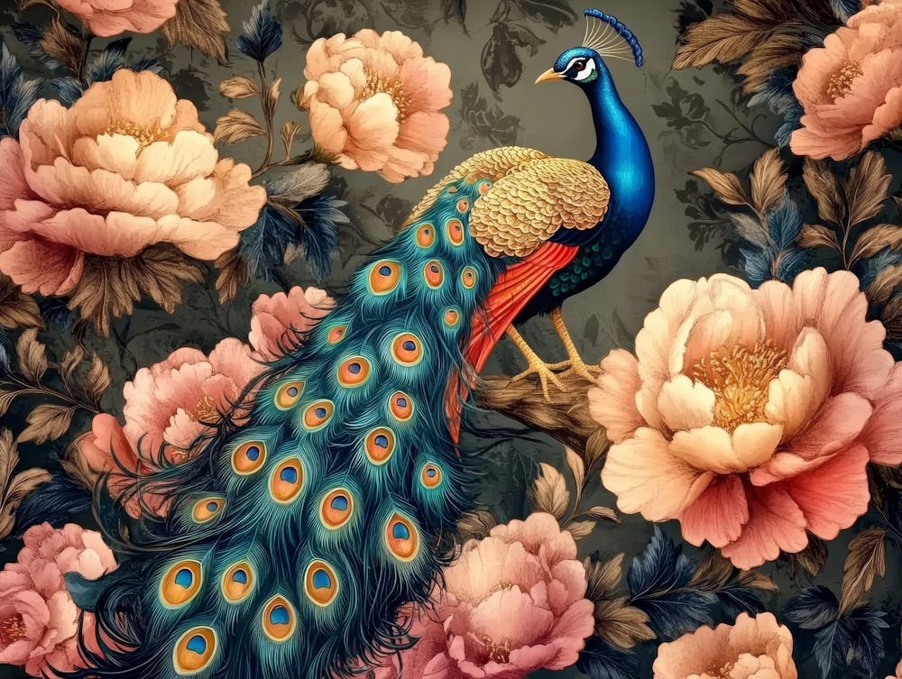 Peacock Painting 4