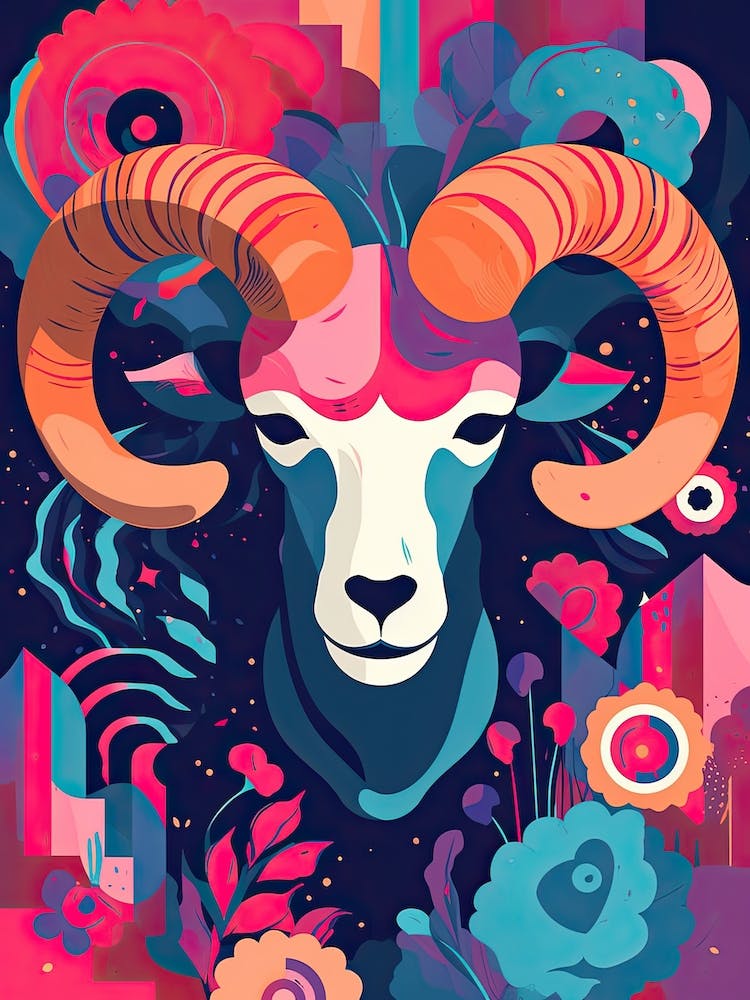 Illustration Bélier - Signe du Zodiaque 1