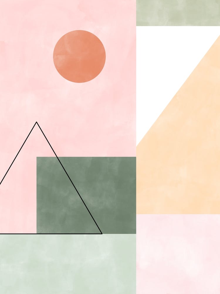 Abstract Pastel Landscape No.1