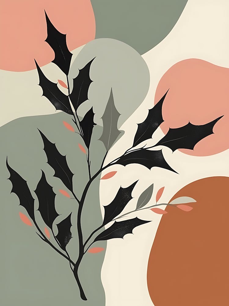 Faded Floral Impressions with Elegant Tones