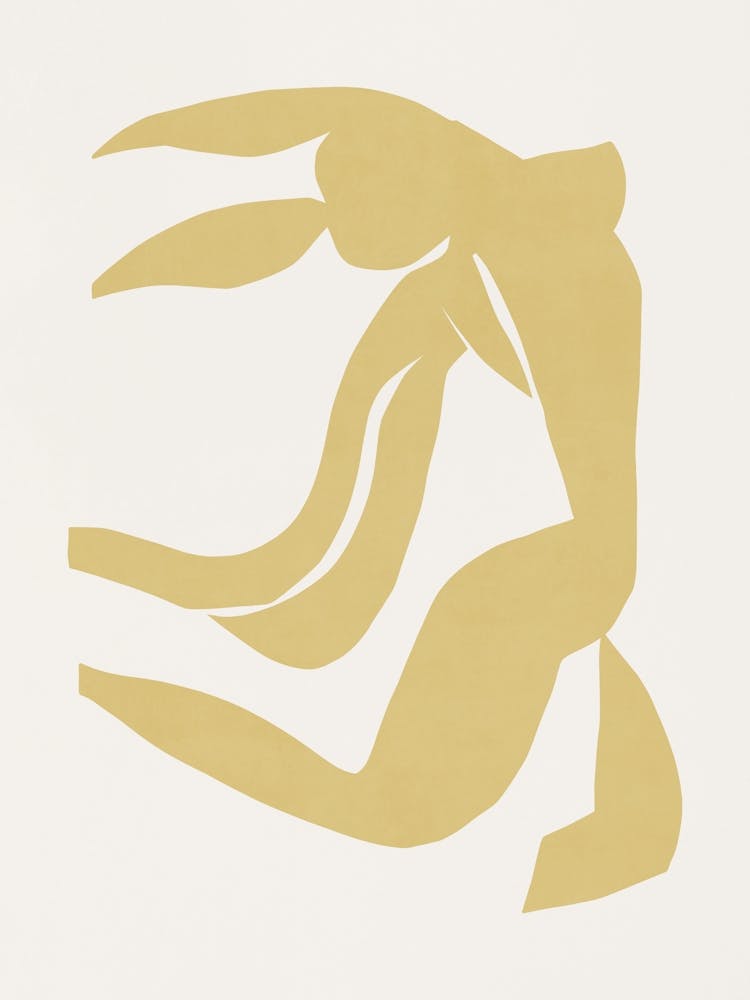 Inspired by Matisse - Yellow Nude 01