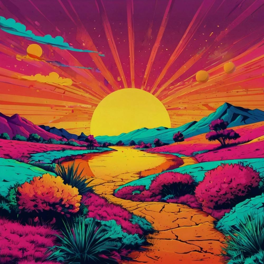 Psychedelic Landscape