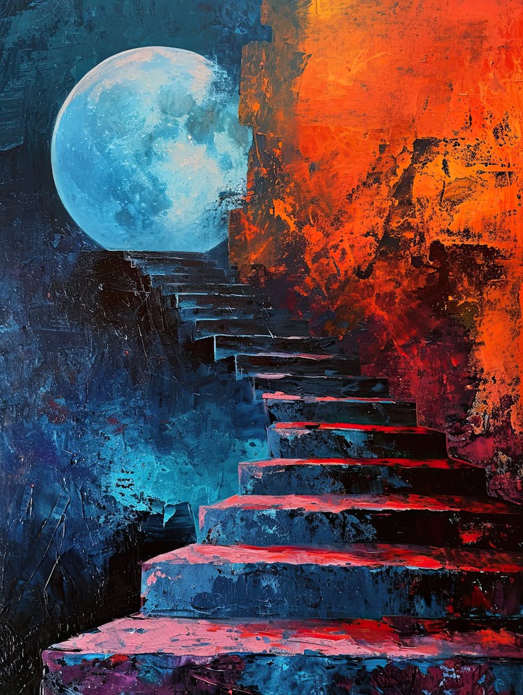 Stairway To The Moon, Oil