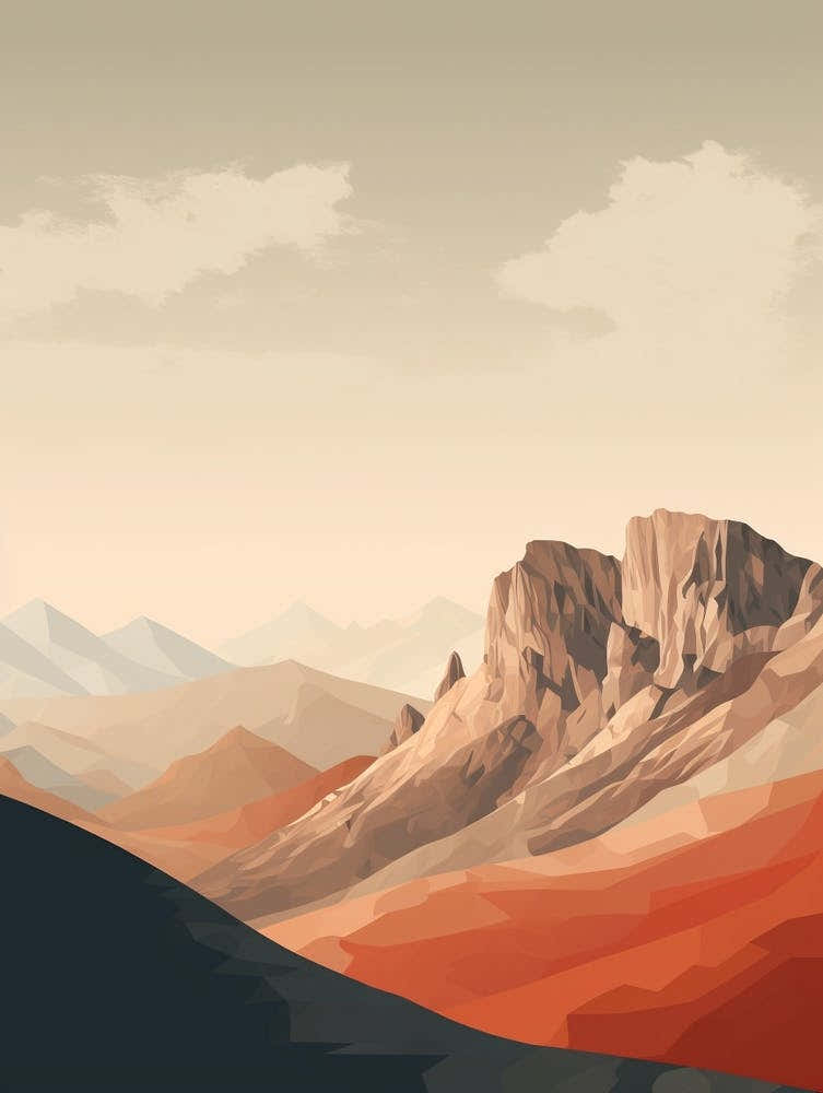 Dolomites Italy 1 Hiking Trail Landscape